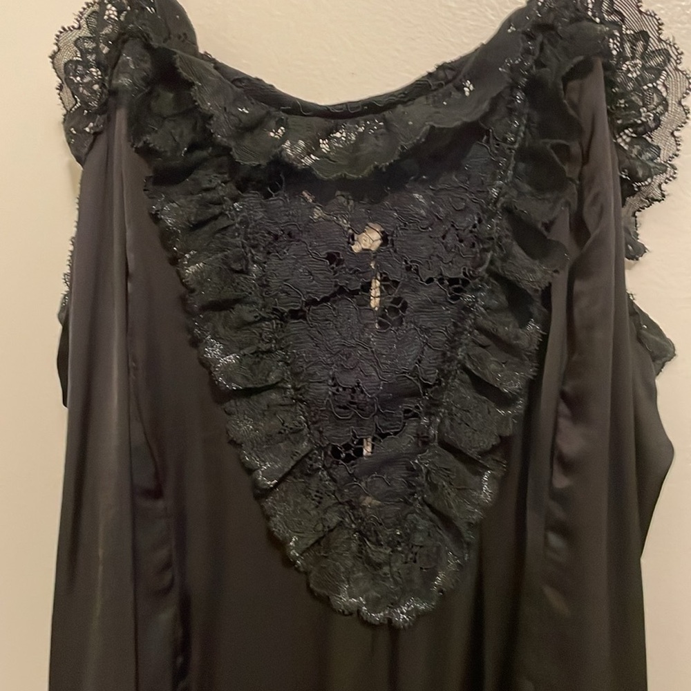 NWT Chasing Unicorns Used To Love Her Satin + Lace Camisole ❤️ - Picture 8 of 10